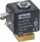 2-WAY SOLENOID VALVE PARKER 230V 50Hz