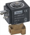 2-WAY SOLENOID VALVE PARKER 230V 50/60Hz