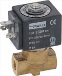 2-WAY SOLENOID VALVE PARKER 230V 50/60Hz