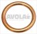 round copper gasket o 22x16 3x2 75 mm