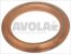 round copper gasket o 18 7x13 2x2 5 mm