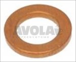 COPPER FLAT GASKET ø 8,5x5x1 mm