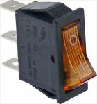 ORANGE MONOPOLAR SWITCH 16A 250V