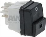 BLACK BIPOLAR SWITCH 16A 250V