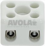 2-POLE CERAMIC TERMINAL BLOCK