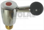 HOT WATER TAP WITH SPINDLE