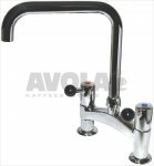 COMPLETE 2-HOLE MIXER TAP