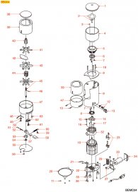 DOSIERMAHLWERK BB004 Explosionszeichnung