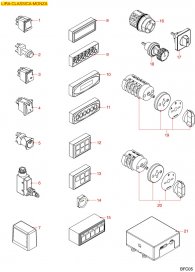 BFC LIRA-CLASSICA-MONZA ELEKTRISCHE TEILE Explosionszeichnung