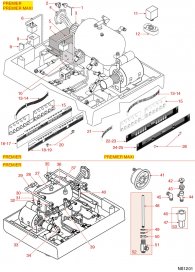 NUOVA SIMONELLI KESSEL BOILER PREMIER - PREMIER MAXI Explosionszeichnung