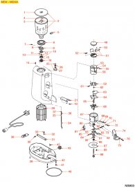 NSM03 	DOSIERMAHLWERK MDX-MDXA Explosionszeichnung