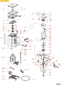 NSM04 	DOSIERMAHLWERK MDL-MDLCA Explosionszeichnung