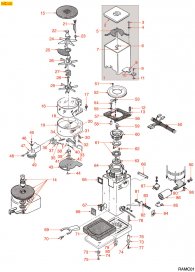 RANCILIO KAFFEEMUEHLE MD40 Explosionszeichnung
