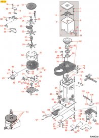 RANCILIO KAFFEEMUEHLE MD50 Explosionszeichnung