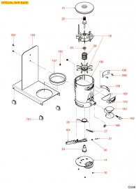 CUNILL SPECIAL BAR BASE Explosionszeichnung