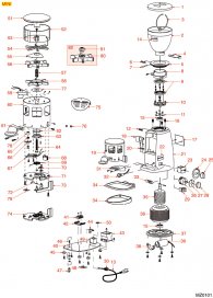 DOSIERMAHLWERK MINI Explosionszeichnung