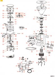 DOSIERMAHLWERK LUX Explosionszeichnung