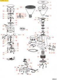 MAZZER SUPER JOLLY Explosionszeichnung