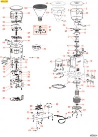 MAZZER  MAJOR Explosionszeichnung