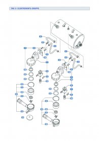 ELEKTROVENTIL GRUPPE LB4600 Explosionszeichnung