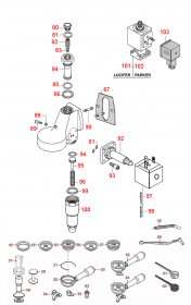 ECM BRÜHGRUPPE MAGNETVENTIL Explosionszeichnung