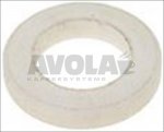 FLAT PTFE GASKET ø 10x6x2 mm