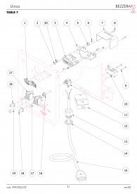 BEZZERA UNICA ELEKTRONIK Explosionszeichnung