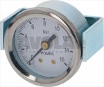 PUMP PRESSURE GAUGE ø 39 mm 0÷16 Bar