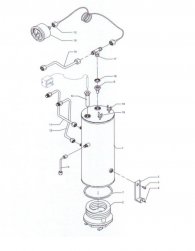 ECM CLASSIKA BRÜHGRUPPE KESSEL MANOMETER Explosionszeichnung