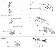 ELECTRONICS MAGISTER ES40 ES60 ES70 ES100 KAPPA XP Explosionszeichnung