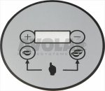 Quamar M80E Membran Ø97mm für erstes Modell mit 4 Tasten und rotem Display