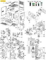 DELONGHI KAFFEEMASCHINE MOD. ESAM6600 Explosionszeichnung