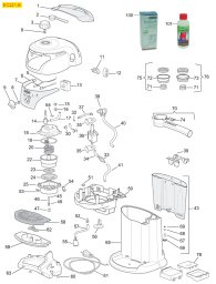 DELONGHI KAFFEEMASCHINE MOD. EC221 Explosionszeichnung