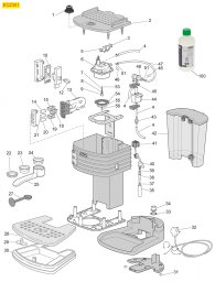 DELONGHI KAFFEEMASCHINE MOD. ECZ351 Explosionszeichnung