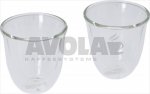 SET 2 KAFFEE-GLÄSER 90 ml DLSC310