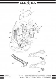 Nivola 2019 elektrische Bauteile Explosionszeichnung