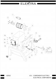 Elektra Verve Motor Pumpe Explosionszeichnung