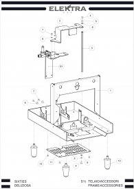 Elektra Sixties 1GR Chassis Explosionszeichnung