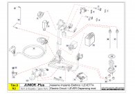 BFC Junior Plus Levetta elektrische Komponenten Explosionszeichnung