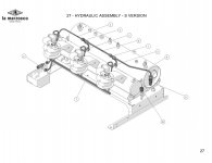 GB5 X-S Hydraulische Anlage S Version II Explosionszeichnung