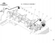 KB90 Hydraulische Anlage II Explosionszeichnung