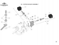 25 - COFFEE BOILER ASSEMBLY Explosionszeichnung