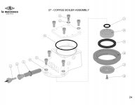 27 - COFFEE BOILER ASSEMBLY Explosionszeichnung