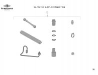 39 - WATER SUPPLY CONNECTION Explosionszeichnung