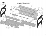 09 - BODY PANEL ASSEMBLY Explosionszeichnung
