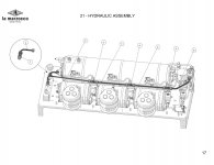 21 - HYDRAULIC ASSEMBLY Explosionszeichnung