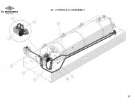 23 - HYDRAULIC ASSEMBLY Explosionszeichnung