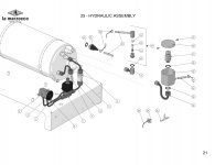 25 - HYDRAULIC ASSEMBLY Explosionszeichnung