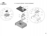 43 - SCALES VERSION - SCALES ASSEMBLY Explosionszeichnung