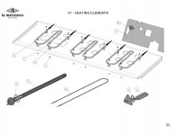 51 - HEATING ELEMENTS Explosionszeichnung